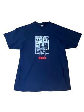 HOCKEY Skateboards Rosie Tee Navy Blue T-Shirt Size XL
